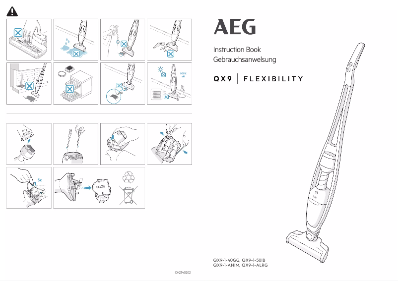 Page 1 de la notice Manuel utilisateur AEG Flexibility QX9-1-50IB