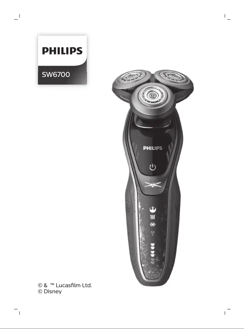 Page n°1 - Manuel utilisateur Philips Star Wars Special Edition SW6700