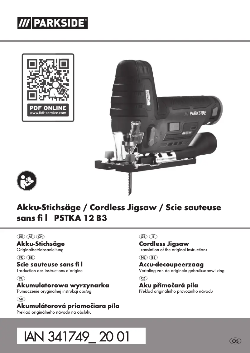 Image de la première page du manuel de l'appareil PSTKA 12 B3