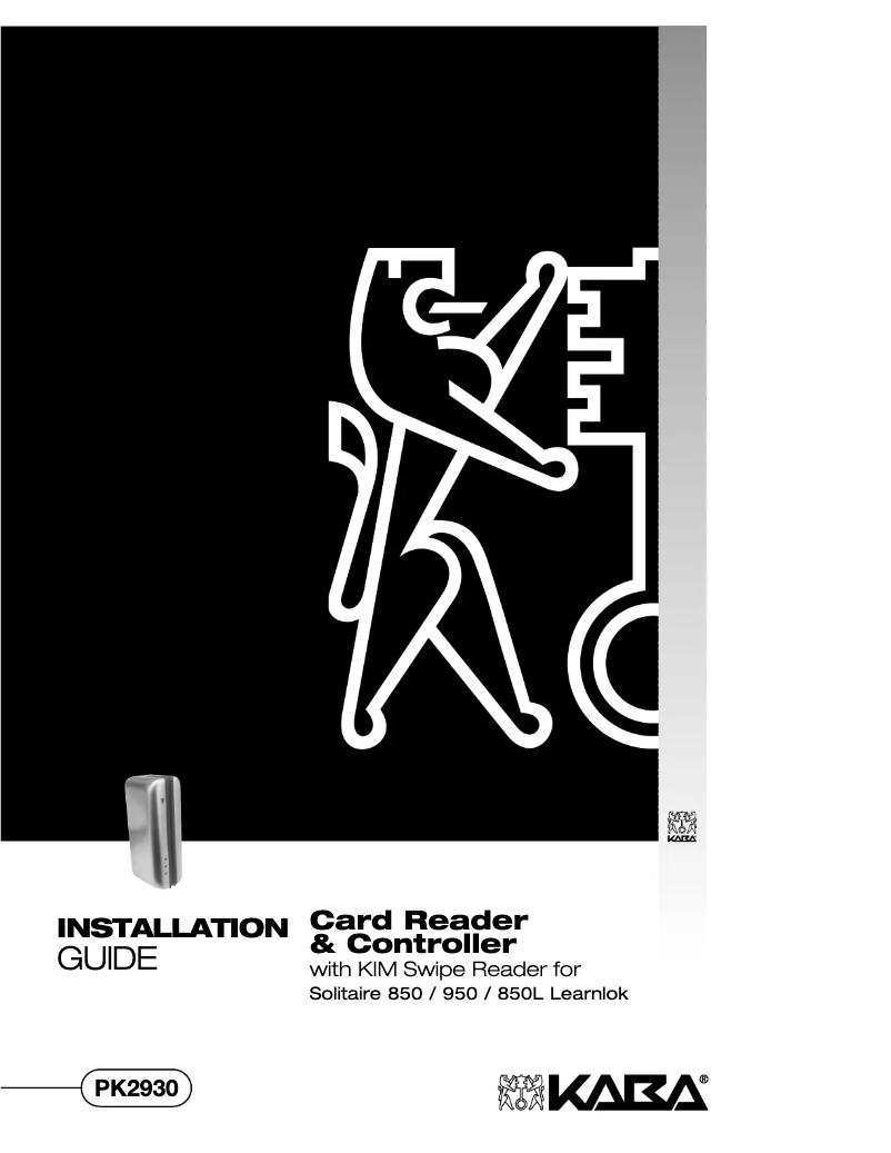 Page 1 de la notice Manuel utilisateur Dormakaba Solitaire 850L