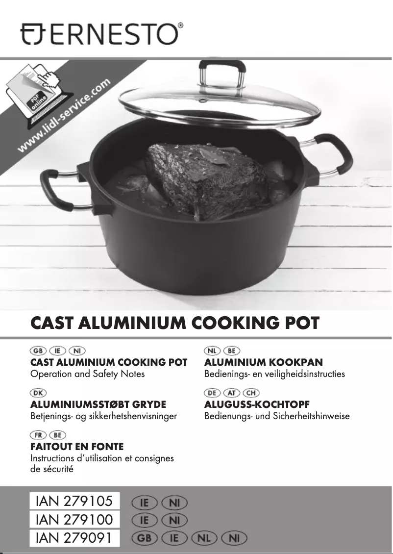 Página 1 del manual Manual de usuario Ernesto IAN 279100