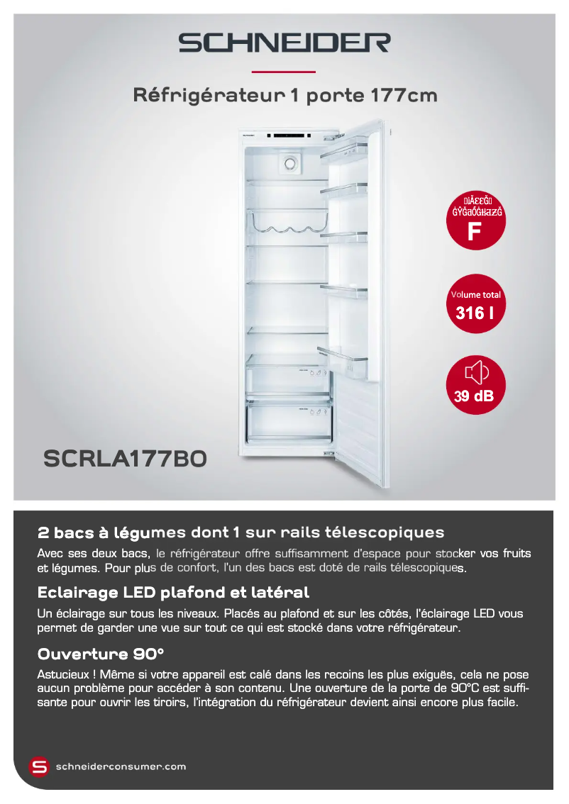 Página 1 del manual Ficha técnica Schneider SCRLA177B0