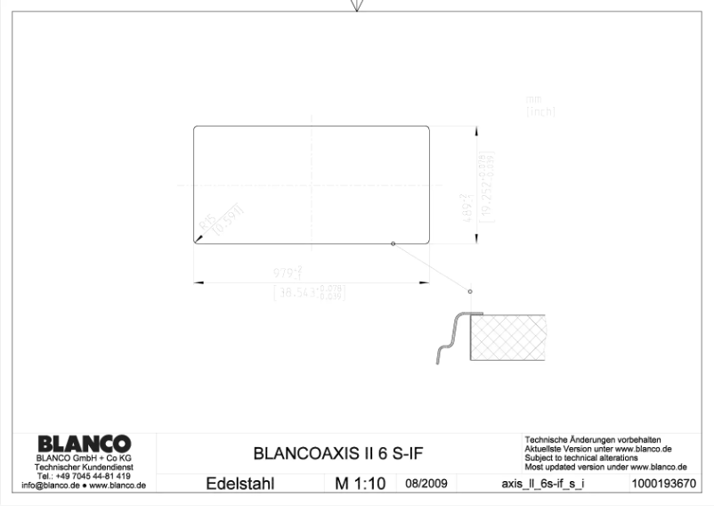 Image de la première page du manuel de l'appareil AXIS II 6 S-IF