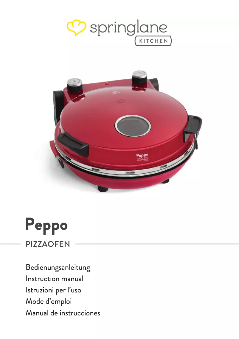 Image de la première page du manuel de l'appareil Peppo