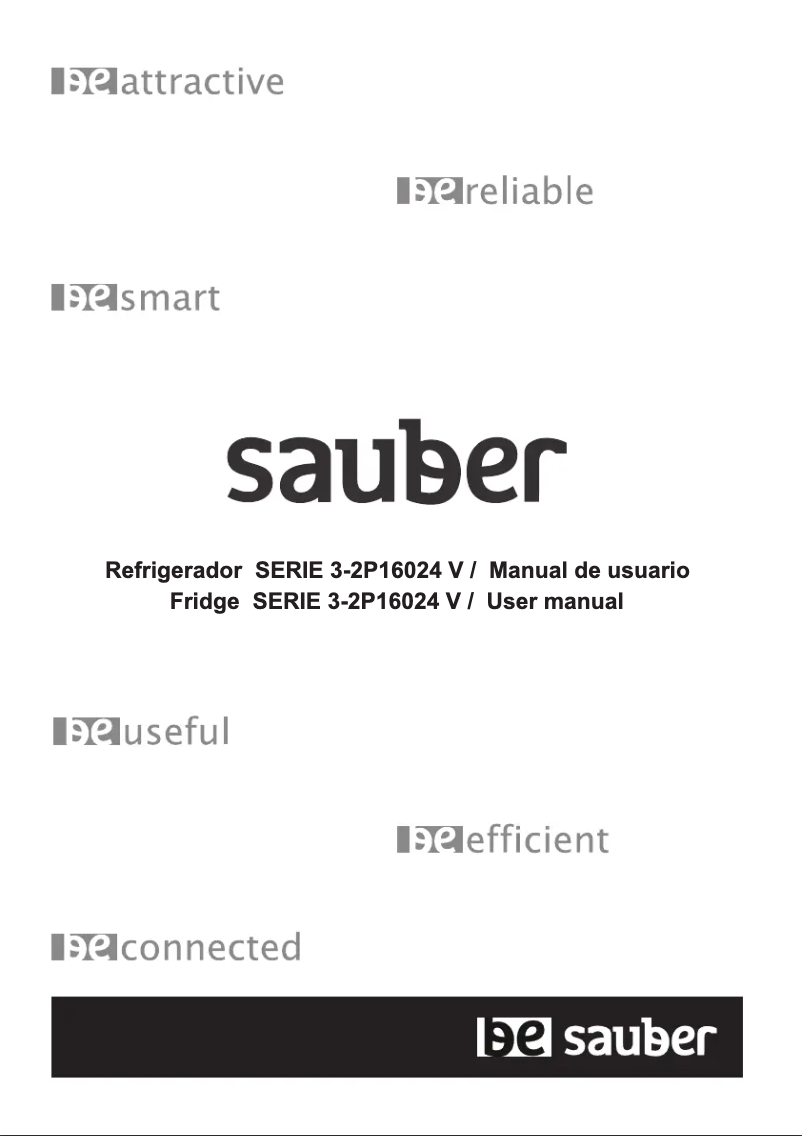 Page 1 de la notice Manuel utilisateur Sauber 3-2P16024