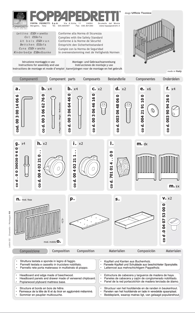 Imagen de la primera página del manual del dispositivo Sonny