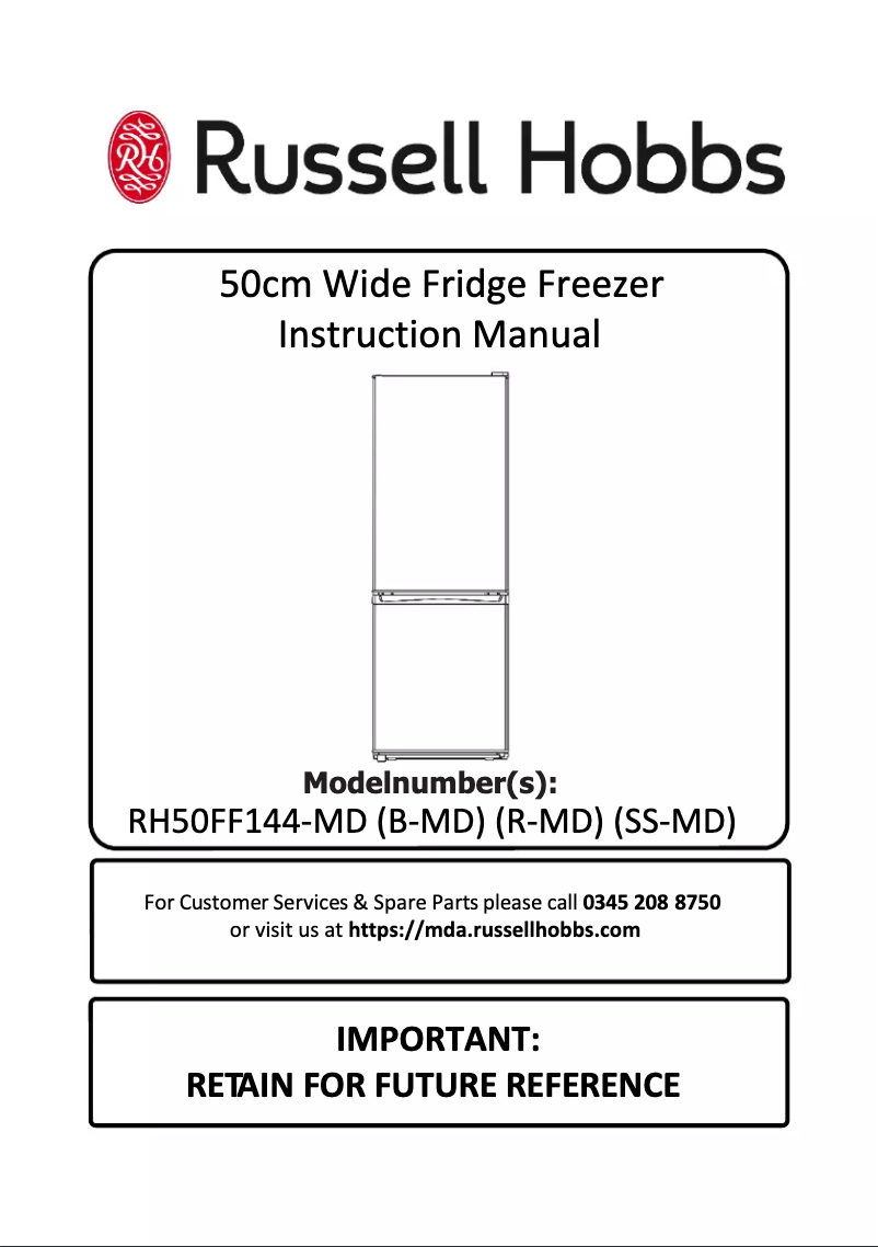 Image de la première page du manuel de l'appareil RH50FF144-MD