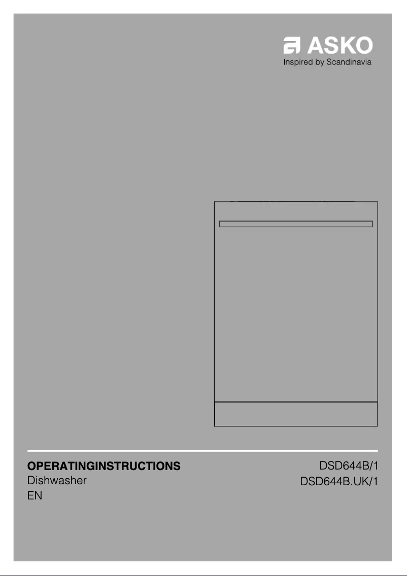 Image de la première page du manuel de l'appareil DSD644B.UK/1
