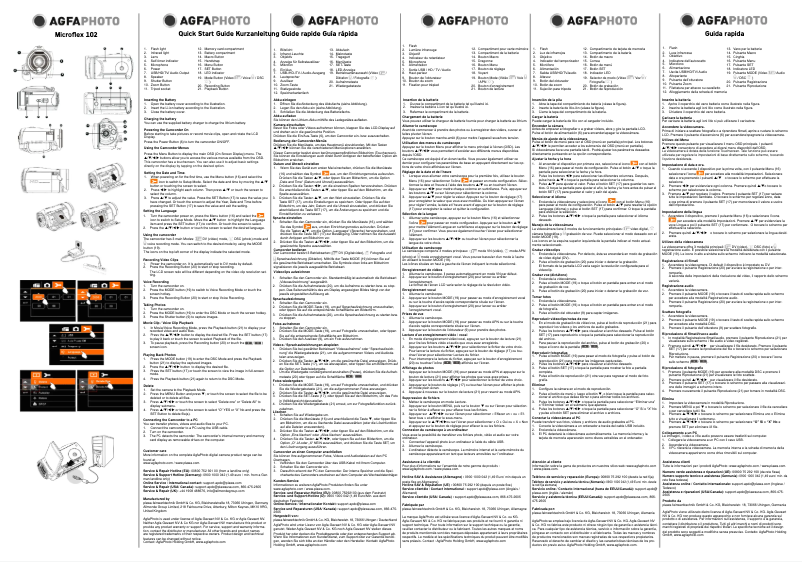 Image de la première page du manuel de l'appareil Microflex 102
