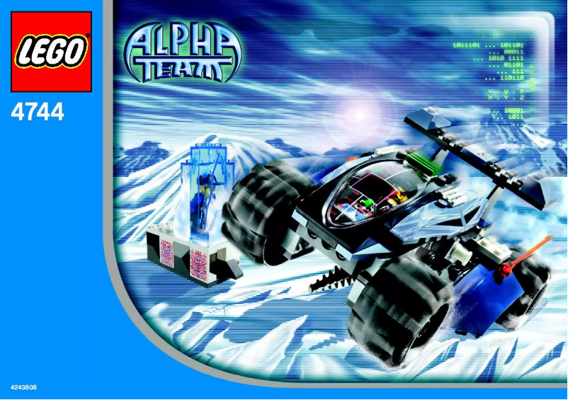 Page n°1 - Manuel utilisateur Lego Alpha Team 4744