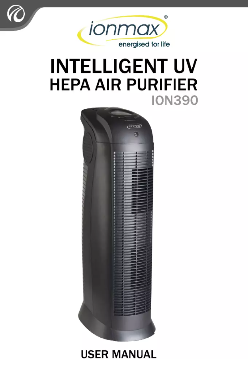Page 1 de la notice Manuel utilisateur Ionmax ION390