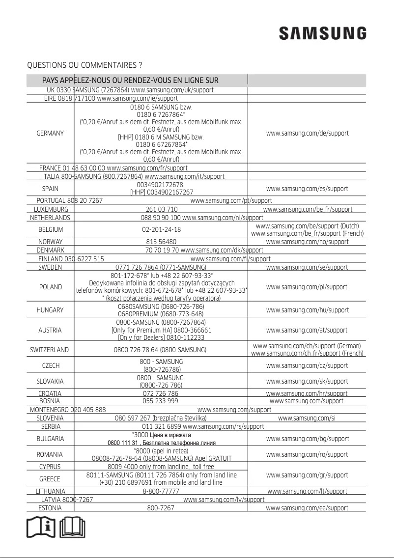 Page n°1 - Manuel utilisateur Samsung AR07MSFPEWQN