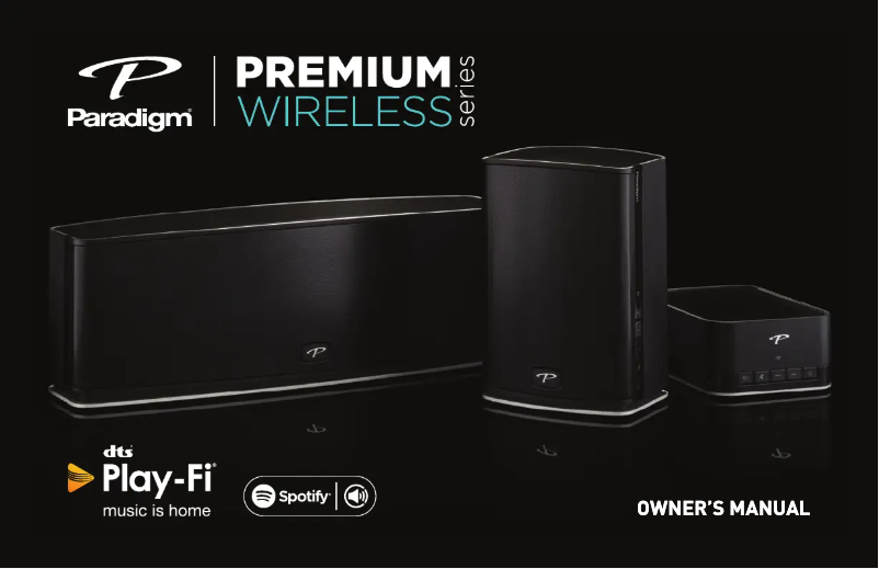 Page 1 de la notice Manuel utilisateur Paradigm PW AMP