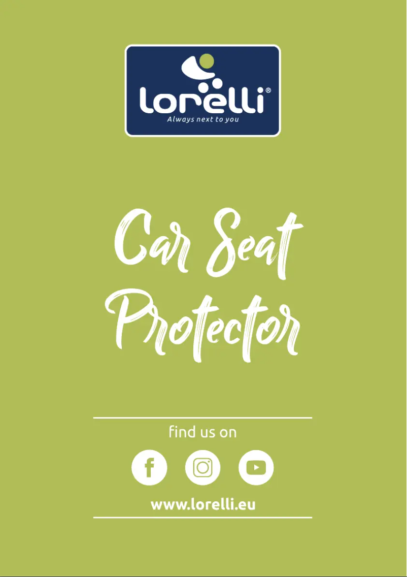 Image de la première page du manuel de l'appareil Car Seat Protector