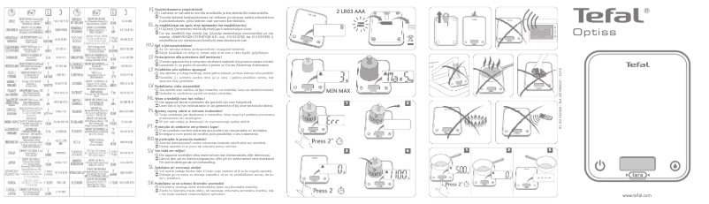 Page 1 de la notice Manuel utilisateur Tefal Optiss BC5043