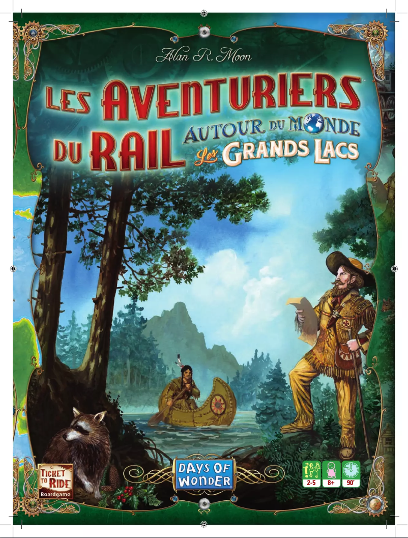 Page 1 de la notice Manuel utilisateur Days of Wonder Ticket to Ride - Rails and Sails