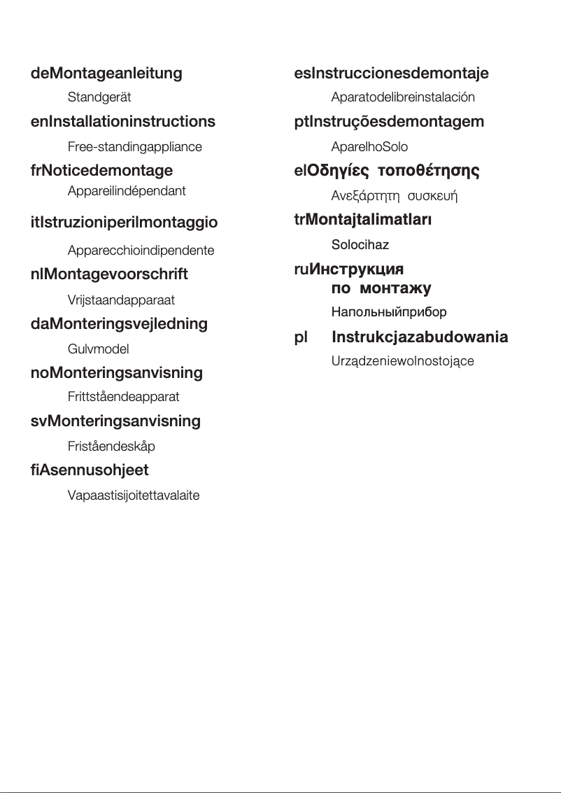 Page 1 de la notice Guide d'installation Siemens KG49NSW30