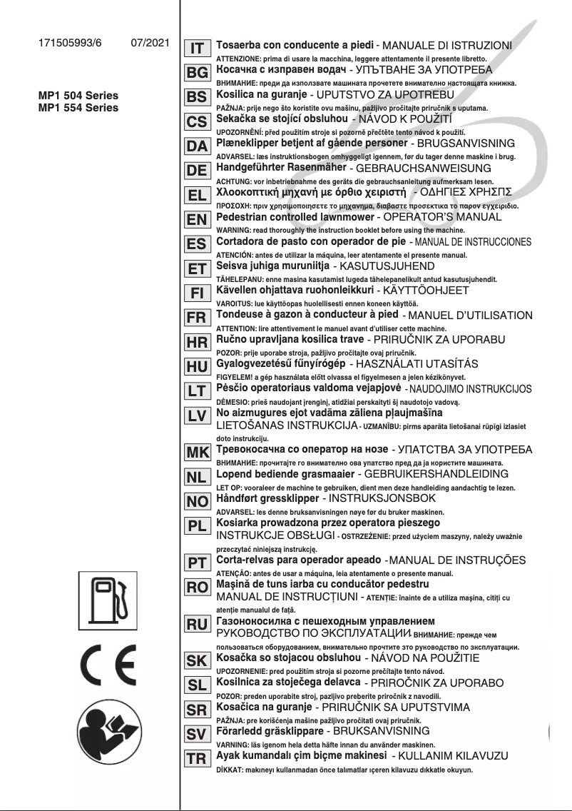 Image de la première page du manuel de l'appareil Combi 50 SVQ