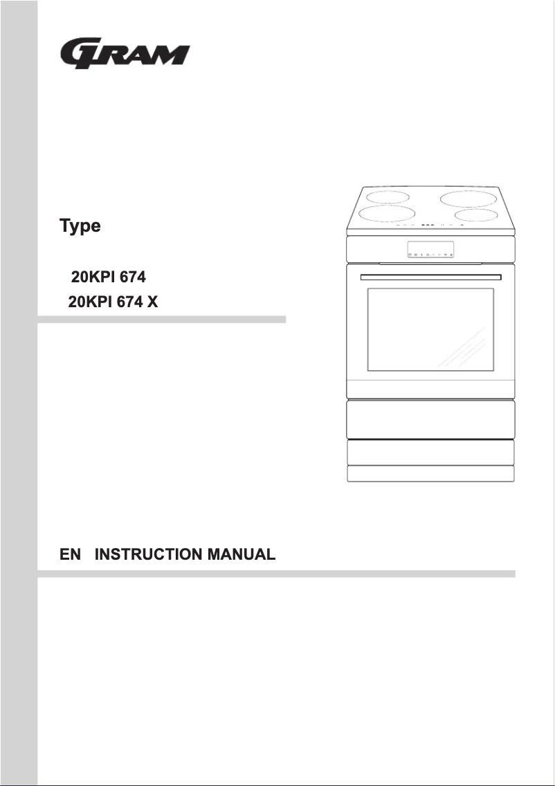 Page 1 de la notice Manuel utilisateur Gram 20KPI 674