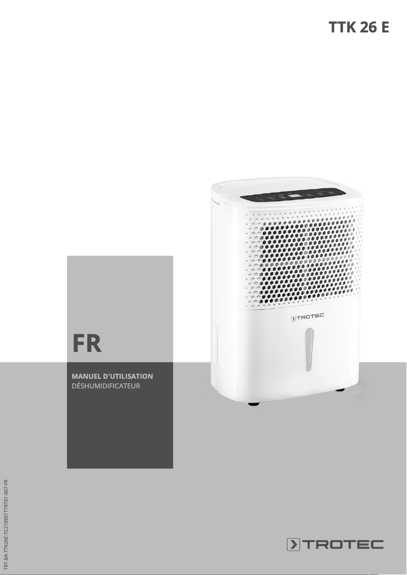 Image de la première page du manuel de l'appareil TTK 26 E