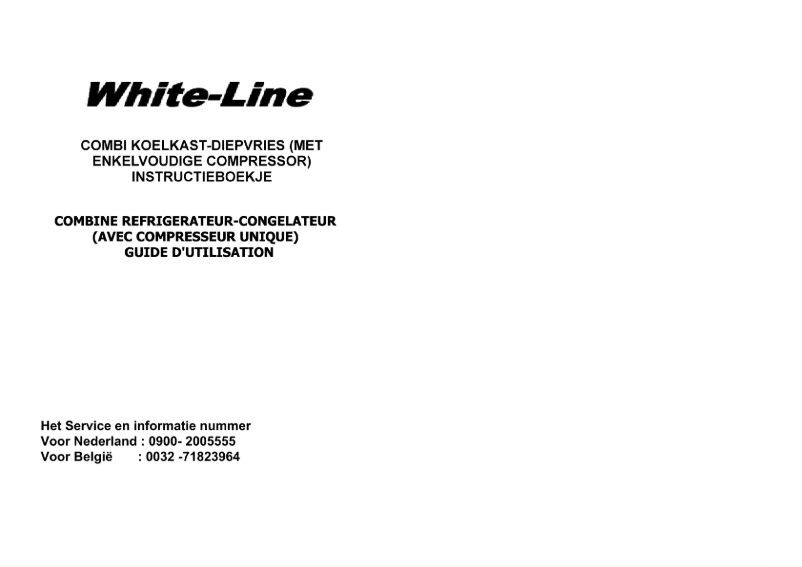 Page n°1 - Manuel utilisateur Whiteline VC330