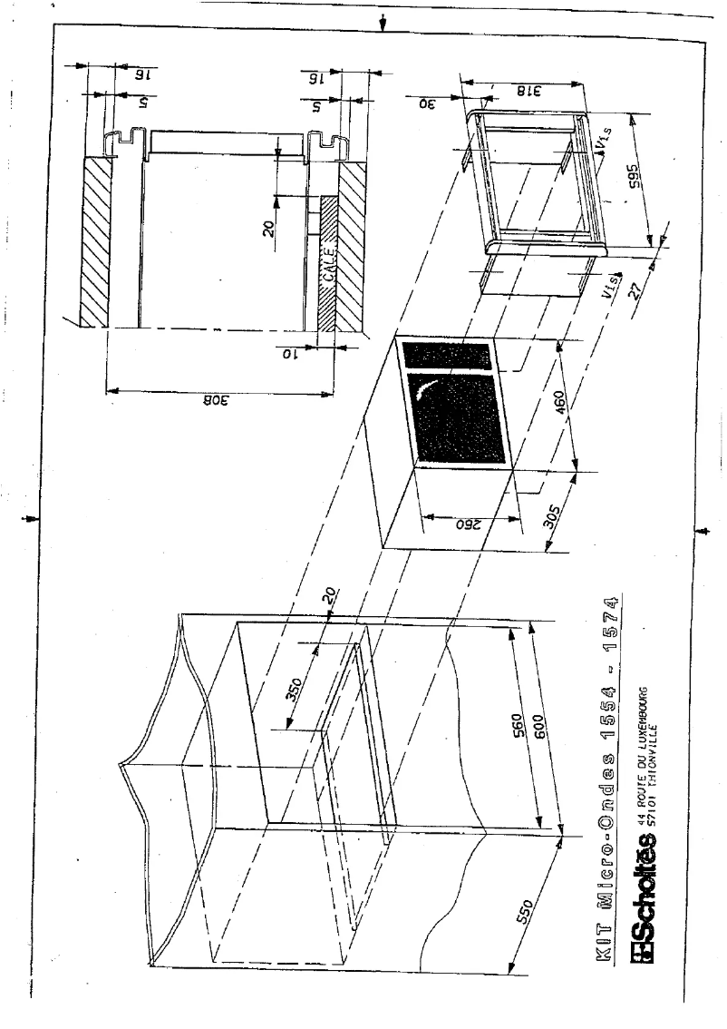 Image de la première page du manuel de l'appareil F 1554