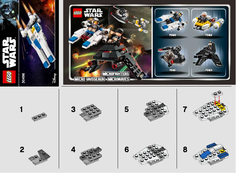 Page n°1 - Manuel utilisateur Lego Star Wars 30496