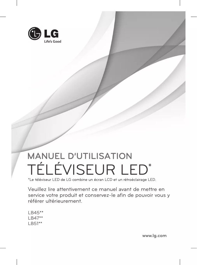 Page n°1 - Manuel utilisateur LG 24LB453A