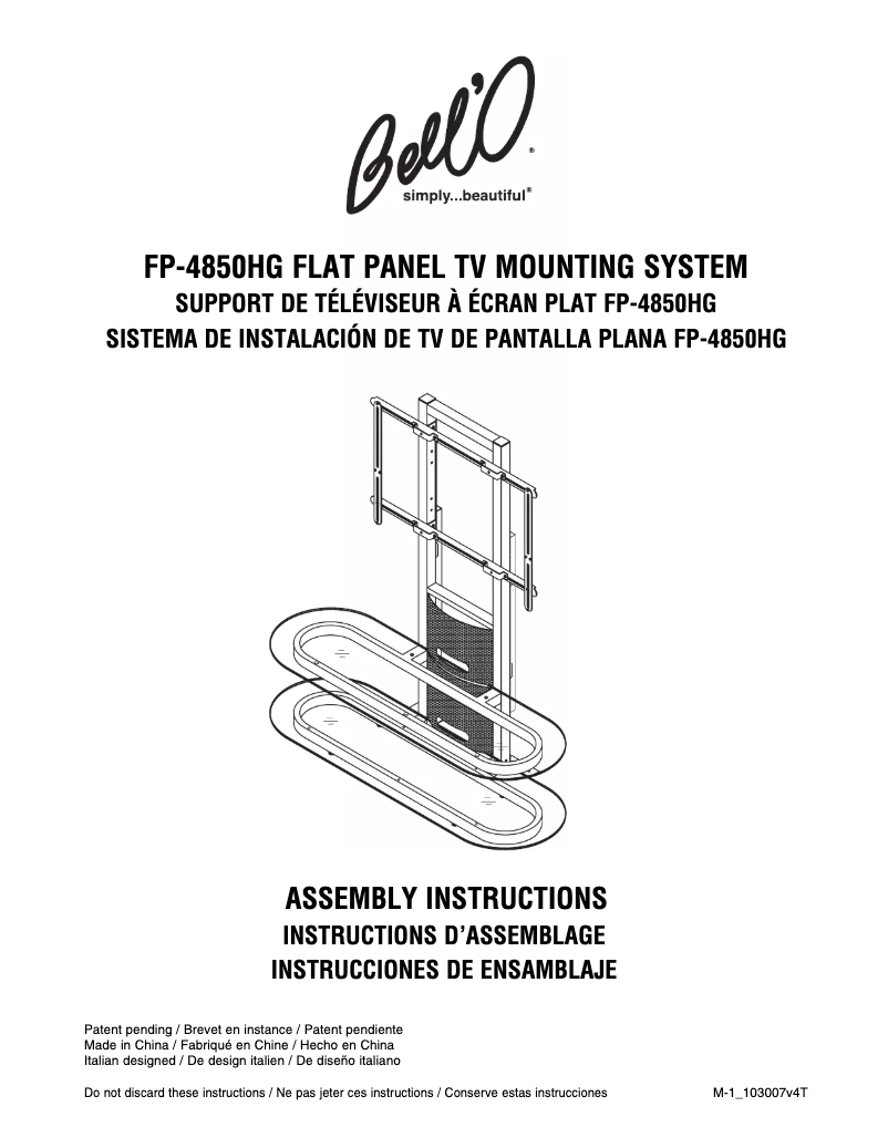 Imagen de la primera página del manual del dispositivo FP-4850HG