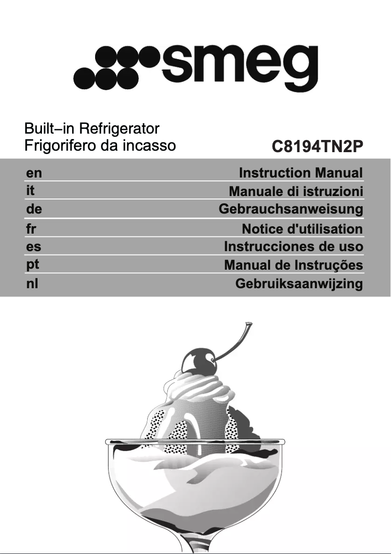 Page n°1 - Mode d'emploi Smeg C8194TN2P