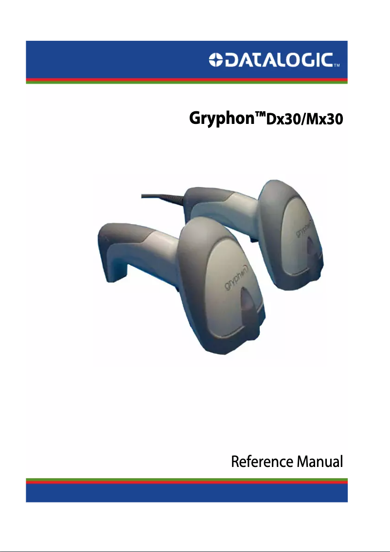 Page 1 de la notice Manuel utilisateur Datalogic Gryphon D230