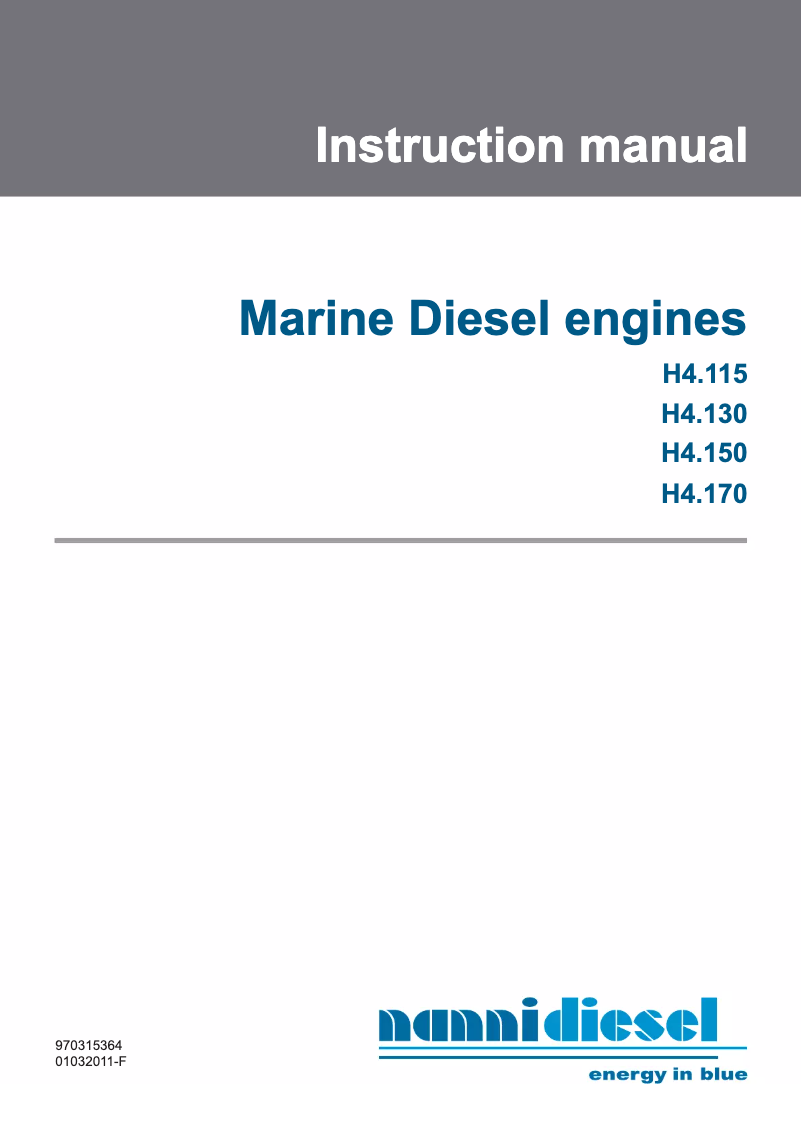 Image de la première page du manuel de l'appareil H4.150