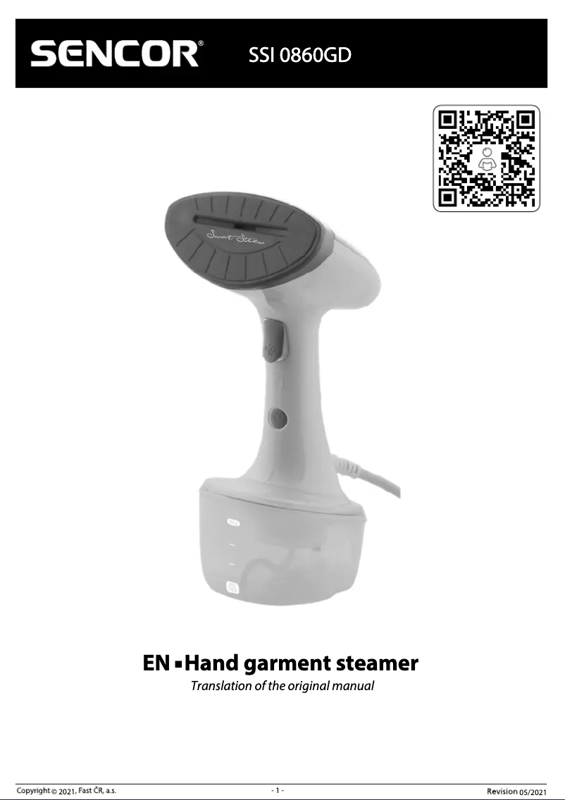 Image de la première page du manuel de l'appareil SSI 0860GD