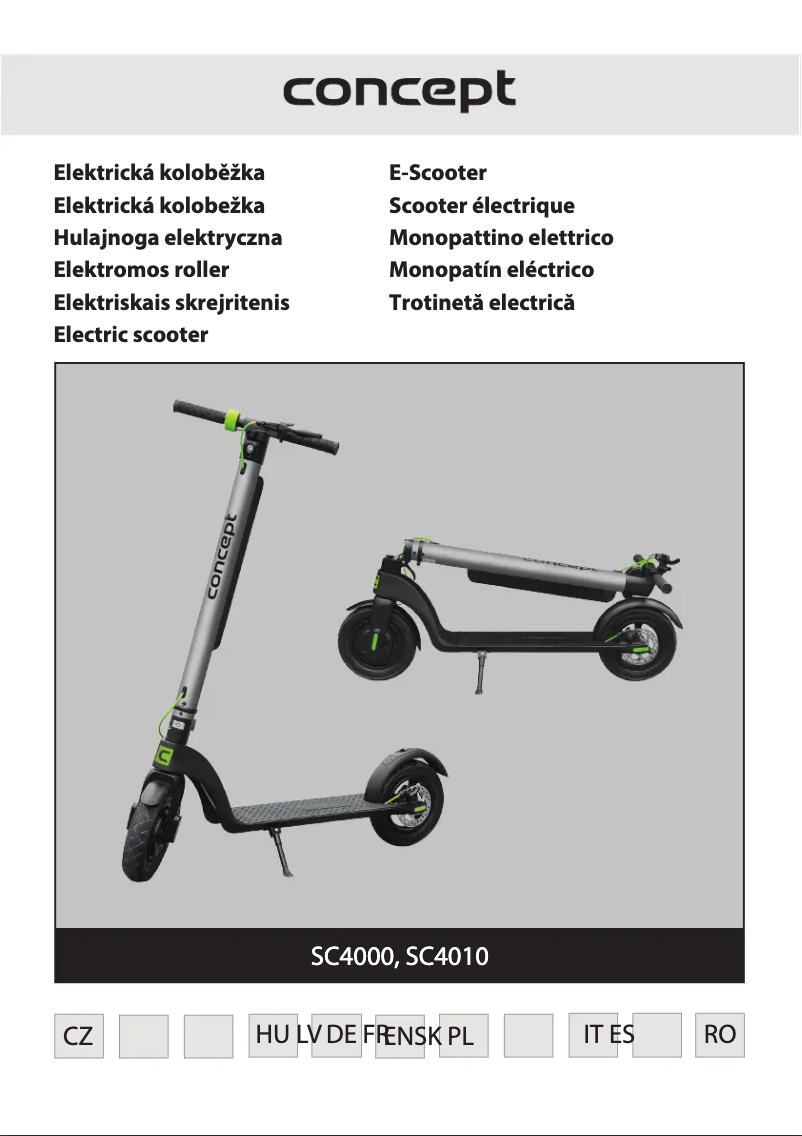 Page 1 de la notice Manuel utilisateur Concept Crossader SC4010