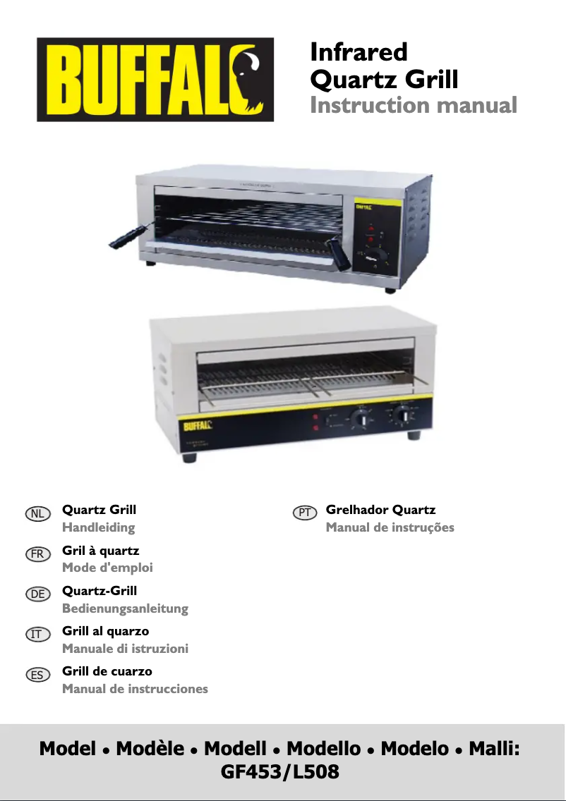 Image de la première page du manuel de l'appareil GF453