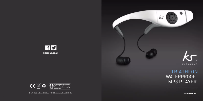 Page 1 de la notice Manuel utilisateur KitSound Triathlon