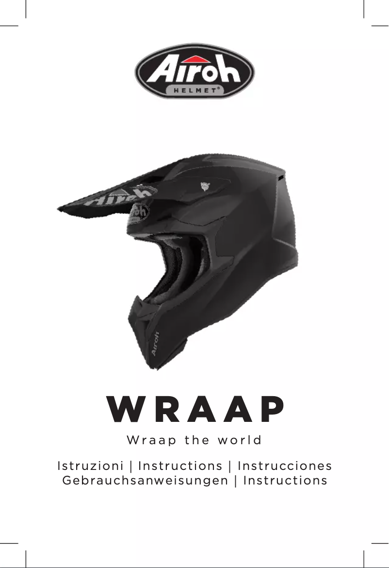 Page 1 de la notice Manuel utilisateur Airoh Wraap