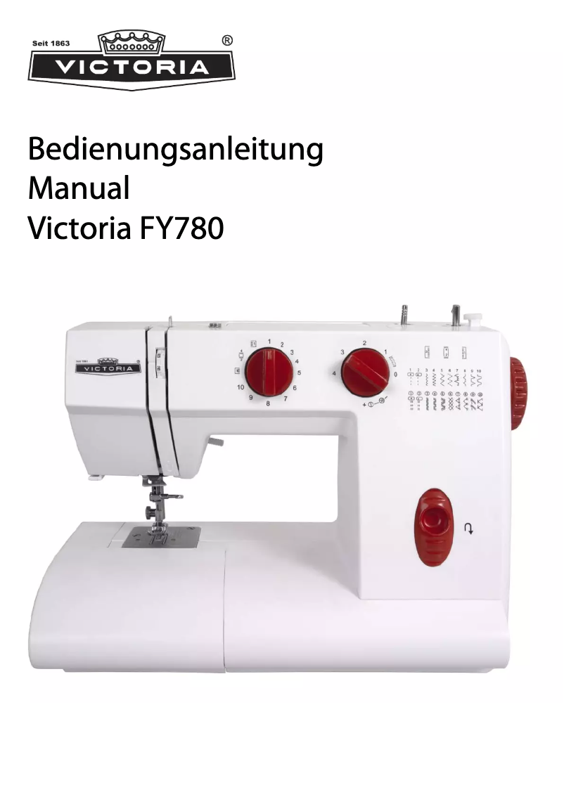 Page 1 de la notice Manuel utilisateur Victoria FY780