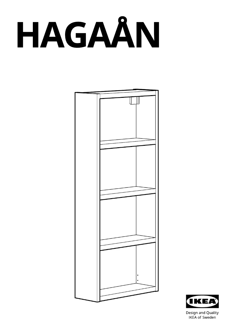 Imagen de la primera página del manual del dispositivo HAGAÅN 305.355.24