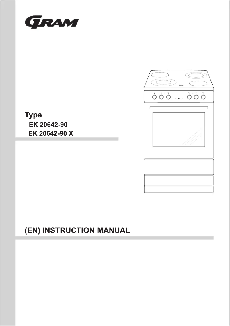 Page 1 de la notice Manuel utilisateur Gram EK 20642-90
