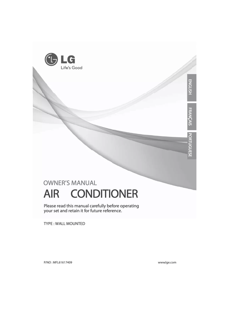 Page 1 of the manual User Manual LG HSNC096B5M5