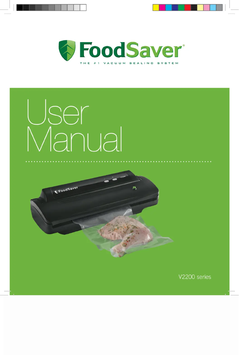 Page 1 de la notice Manuel utilisateur FoodSaver V2222