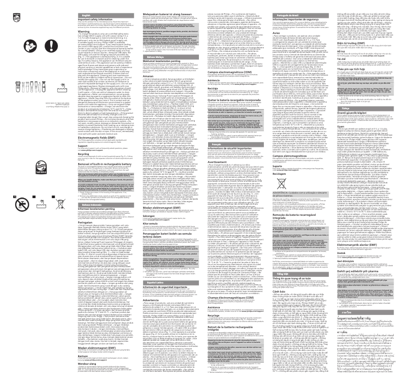 Page 1 of the manual User Manual Philips Series 1000 S1141