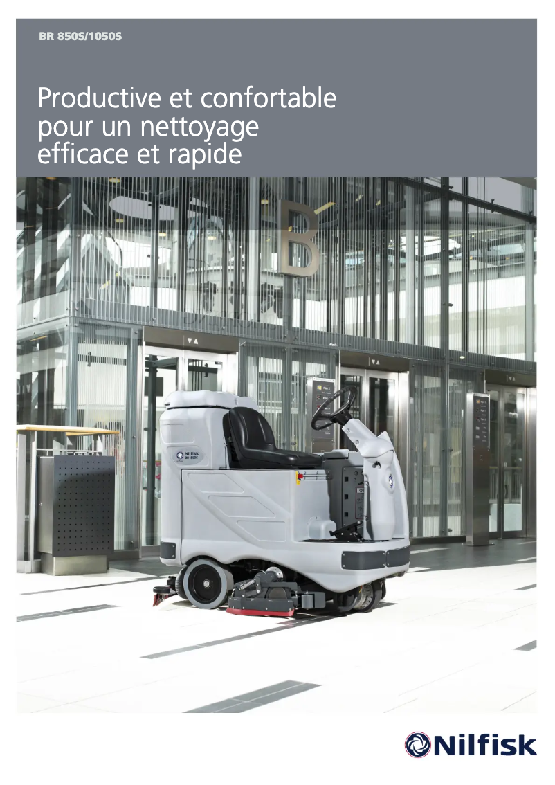 Página 1 del manual Folleto Nilfisk BR850