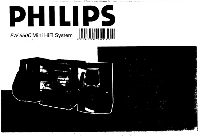 Página 1 del manual Manual de usuario Philips FW550C
