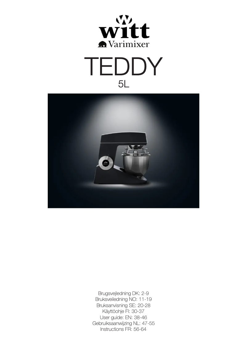 Image de la première page du manuel de l'appareil Teddy 5L