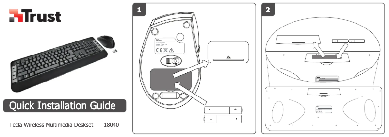 Image de la première page du manuel de l'appareil 18040 Tecla Wireless Multimedia
