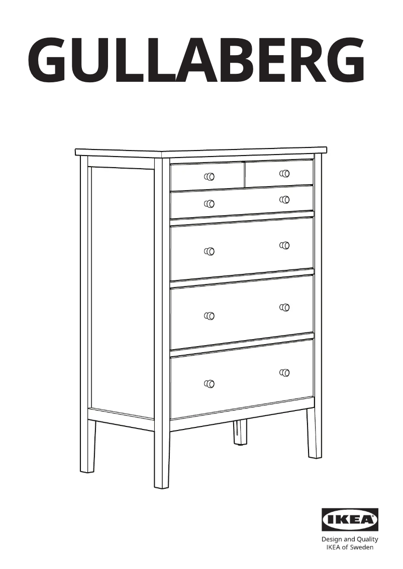 Image de la première page du manuel de l'appareil GULLABERG 405.617.77