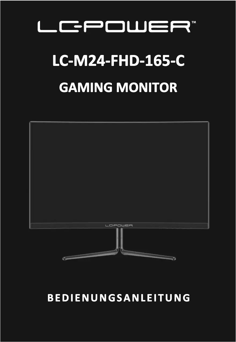 Page 1 de la notice Manuel utilisateur LC-Power LC-M24-FHD-165-C