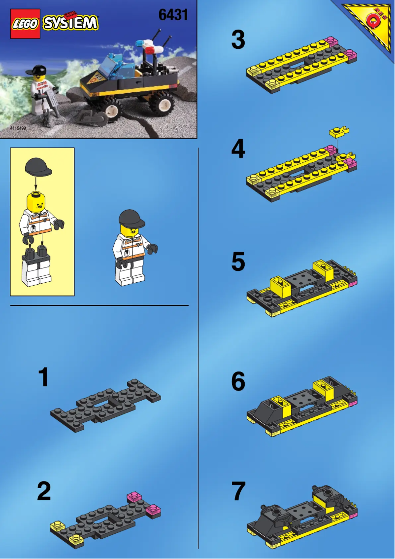 Page n°1 - Manuel utilisateur Lego Res-Q Response 1